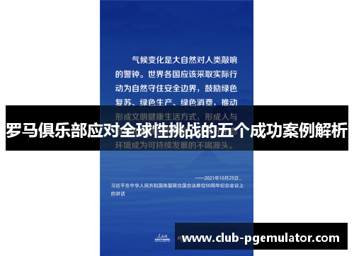 罗马俱乐部应对全球性挑战的五个成功案例解析