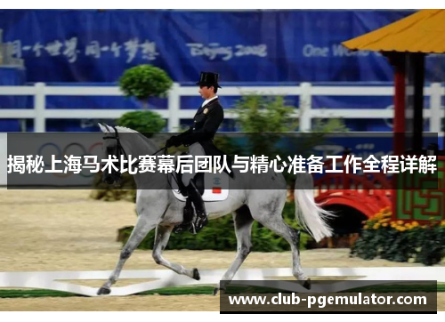 揭秘上海马术比赛幕后团队与精心准备工作全程详解