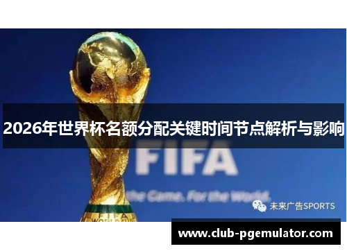 2026年世界杯名额分配关键时间节点解析与影响